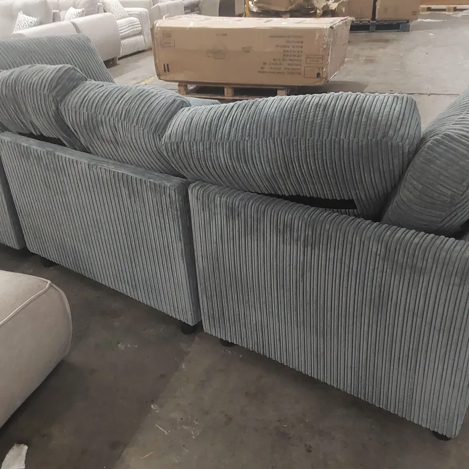 QUALITY DESIGNER 5-PIECE UPHOLSTERED CORNER SECTIONAL