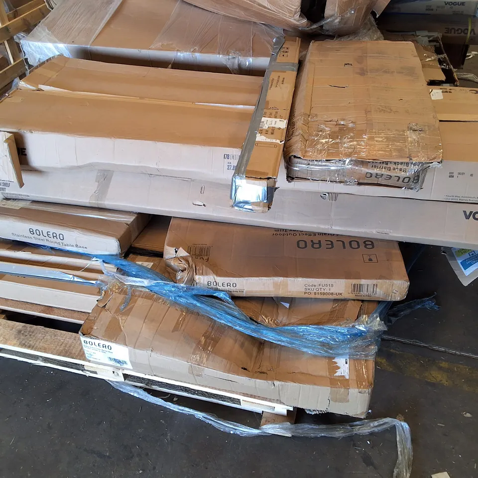 PALLET CONTAINING ASSORTED NISBIT PRODUCTS & PARTS