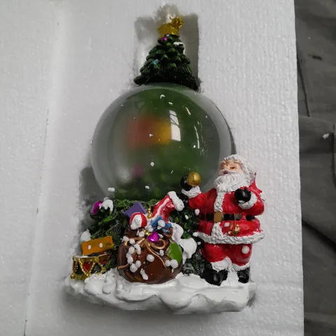 THREE KINGS MUSICAL TREESPIN SNOWSPHERE CHRISTMAS DECORATION - COLLECTION ONLY - GLASS