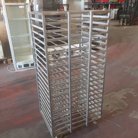 COMMERCIAL STAINLESS STEEL CATERING TROLLEY
