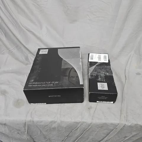 GHD DRY AND STYLE SET - AIR PROFESSIONAL HAIR DRYER AND ORIGINAL PROFESSIONAL STYLER