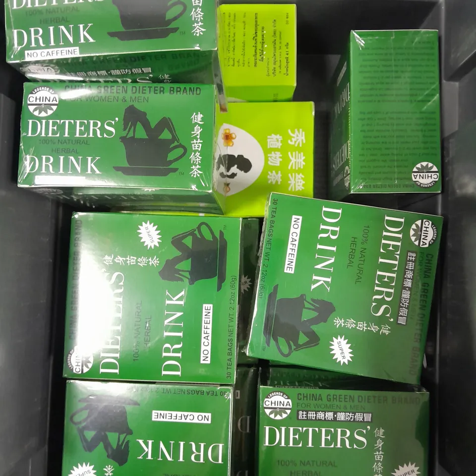 APPROXIMATELY 15 SLIMMING HERBAL TEA PRODUCTS 