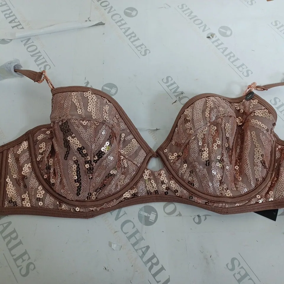 ANN SUMMERS PINK GLITTER BRA UK - 32F