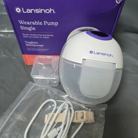 BOXED LANSINOH WEARABLE PUMP - SINGLE 