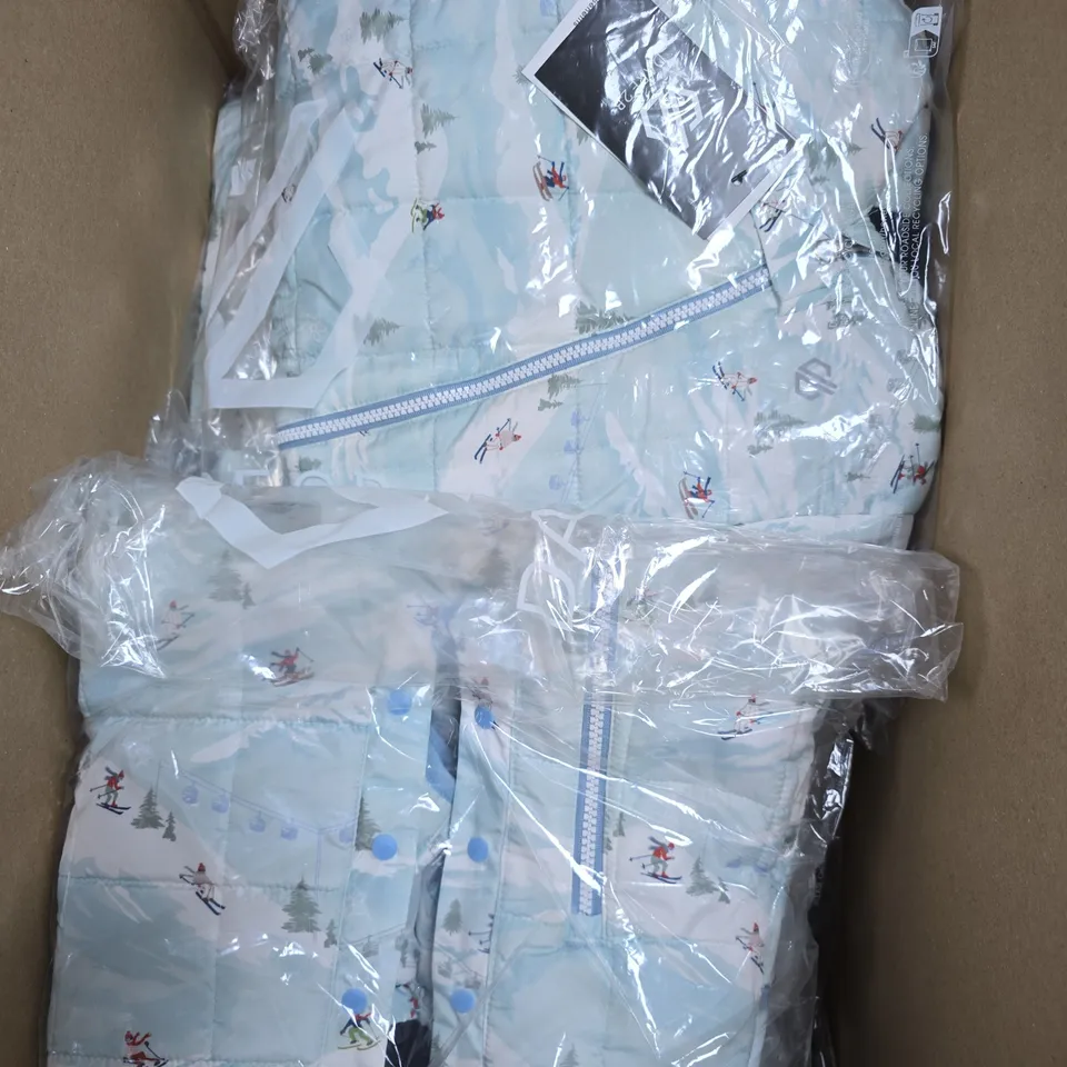 APPROXIMATELY 17 ASSORTED BRAND NEW REGATTA CHILDRENS CLOTHING ITEMS IN VARIOUS SIZES, STYLES & COLOURS TO INCLUDE FRELTON JACKET, HIGHTON JACKET ETC