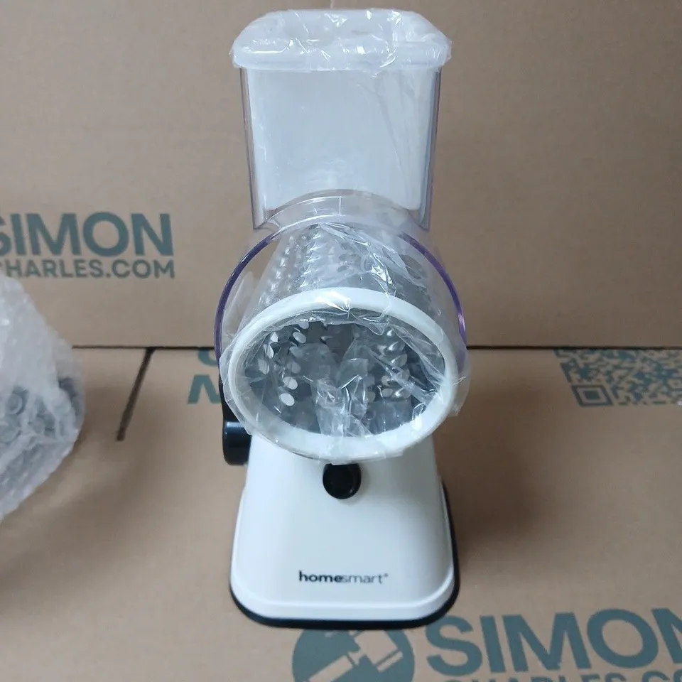 HOMESMART 3-IN-1 ROTARY SLICER & GRATER - BOXED