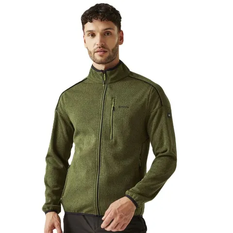BRAND NEW REGATTA MEN'S KAMES FULL ZIP FLEECE IN NEPHRITE GREEN - UK XXL