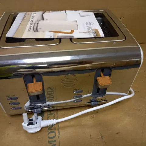 SWAN ST14620WHTN 4 SLICE NORDIC TOASTER