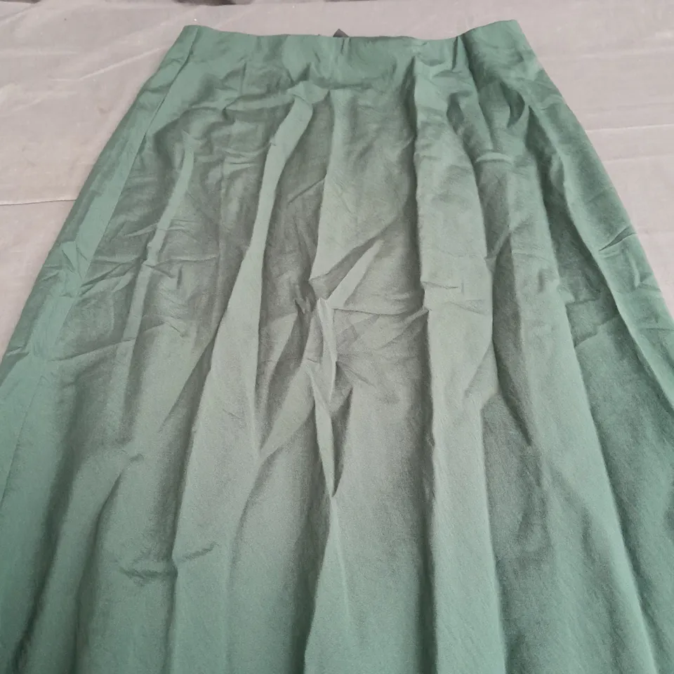NOBODYS CHILD GREEN LONG SKIRT - UK 10 