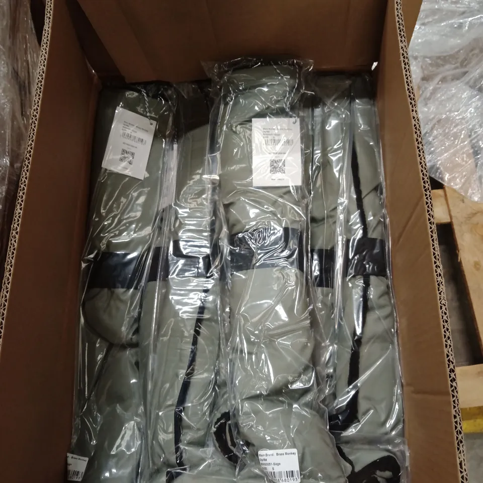 BOX OF APPROXIMATELY 30 x BRAND NEW BRASS MONKEY DIP MATS - SAGE // SIZE: S
