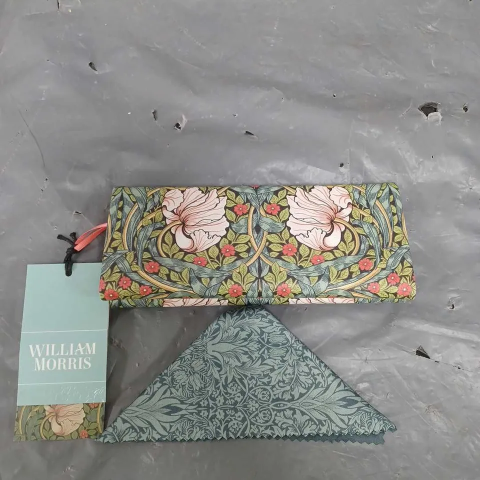 WILLIAM MORRIS PIMPERNEL GLASSES CASE