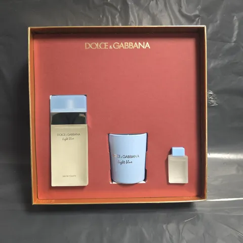 DOLCE & GABBANA LIGHT BLUE 3-PIECE 50ML EAU DE PARFUM SET