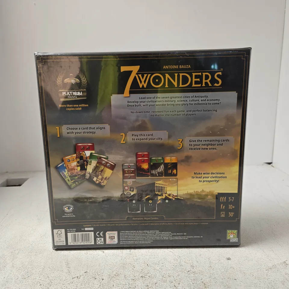 SEALED 7 WONDERS BOARD GAME 