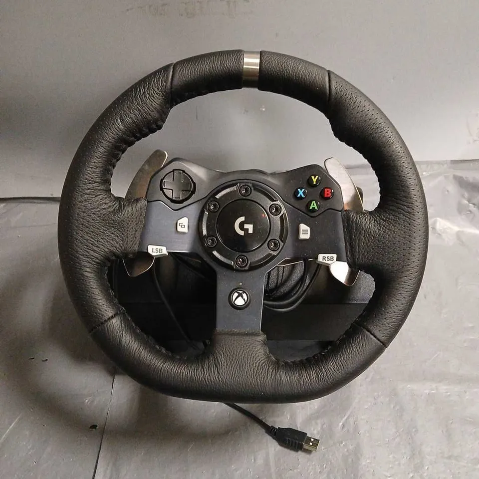 UNBOXED LOGITECH G920 DRIVING FORCE RACING WHEEL