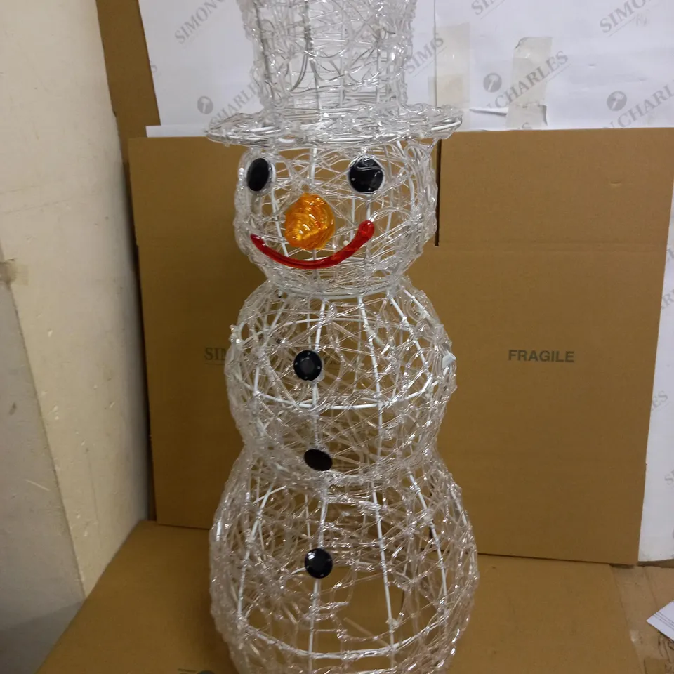 SNOWMAN LIGHT ICE WHITE LEDS