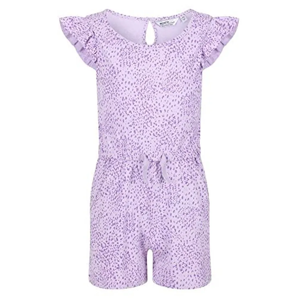 REGATTA DASIE GIRLS PLAYSUIT NAVY PASTEL LILAC 11-12 YEARS