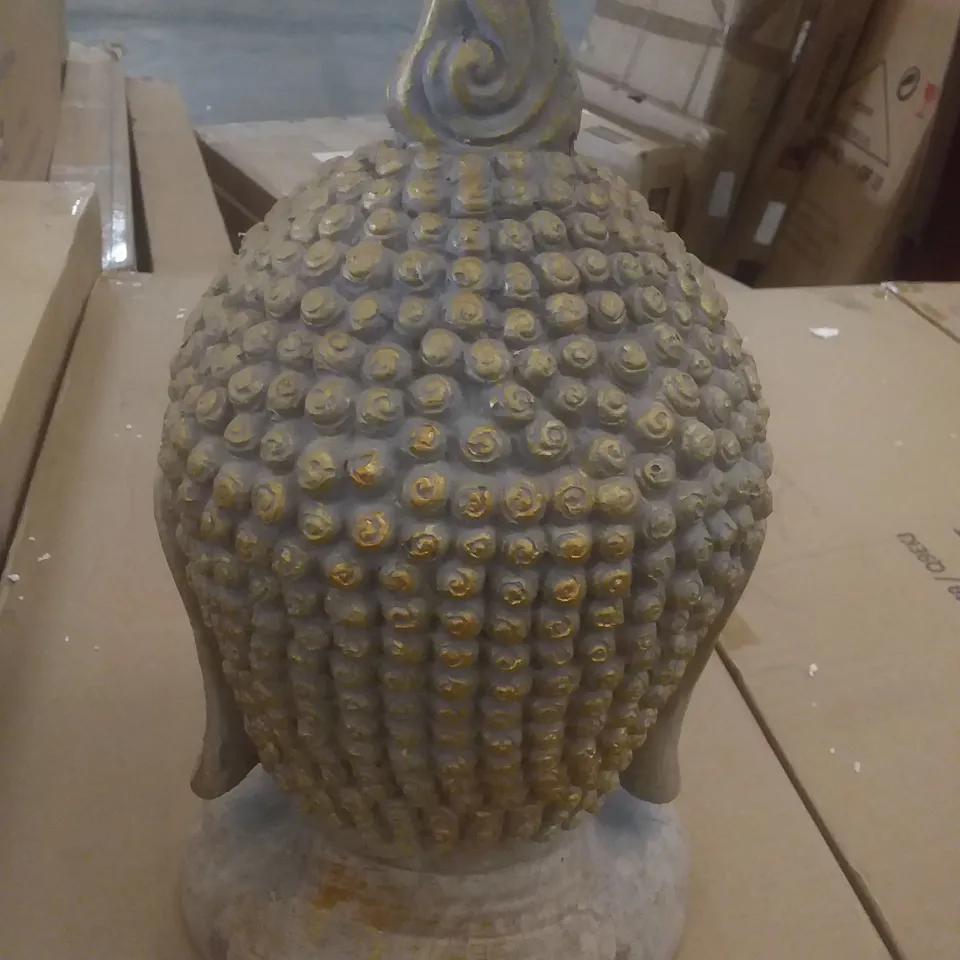 BOXED BUDDHA HEAD  