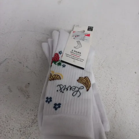 LEVIS SOCKS - X2 PAIRS - SIZE 9/11