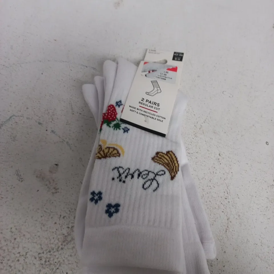 LEVIS SOCKS - X2 PAIRS - SIZE 9/11
