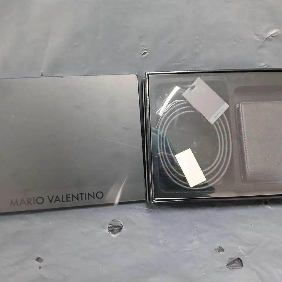 BOXED MARIO VALENTINO WALLET & BELT 