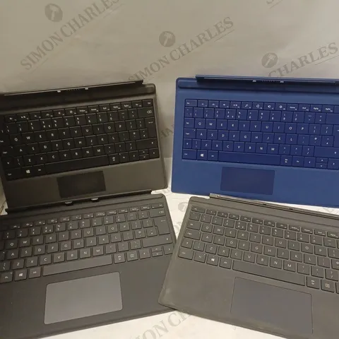 APPROXIMATELY 10 ASSORTED MICROSOFT SURFACE KEYBOARD ATTACHMENTS	