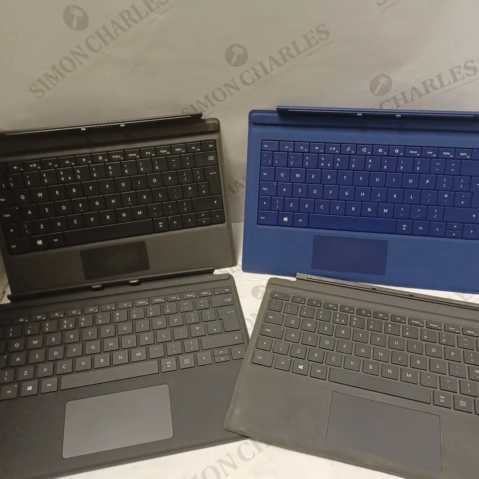 APPROXIMATELY 10 ASSORTED MICROSOFT SURFACE KEYBOARD ATTACHMENTS	