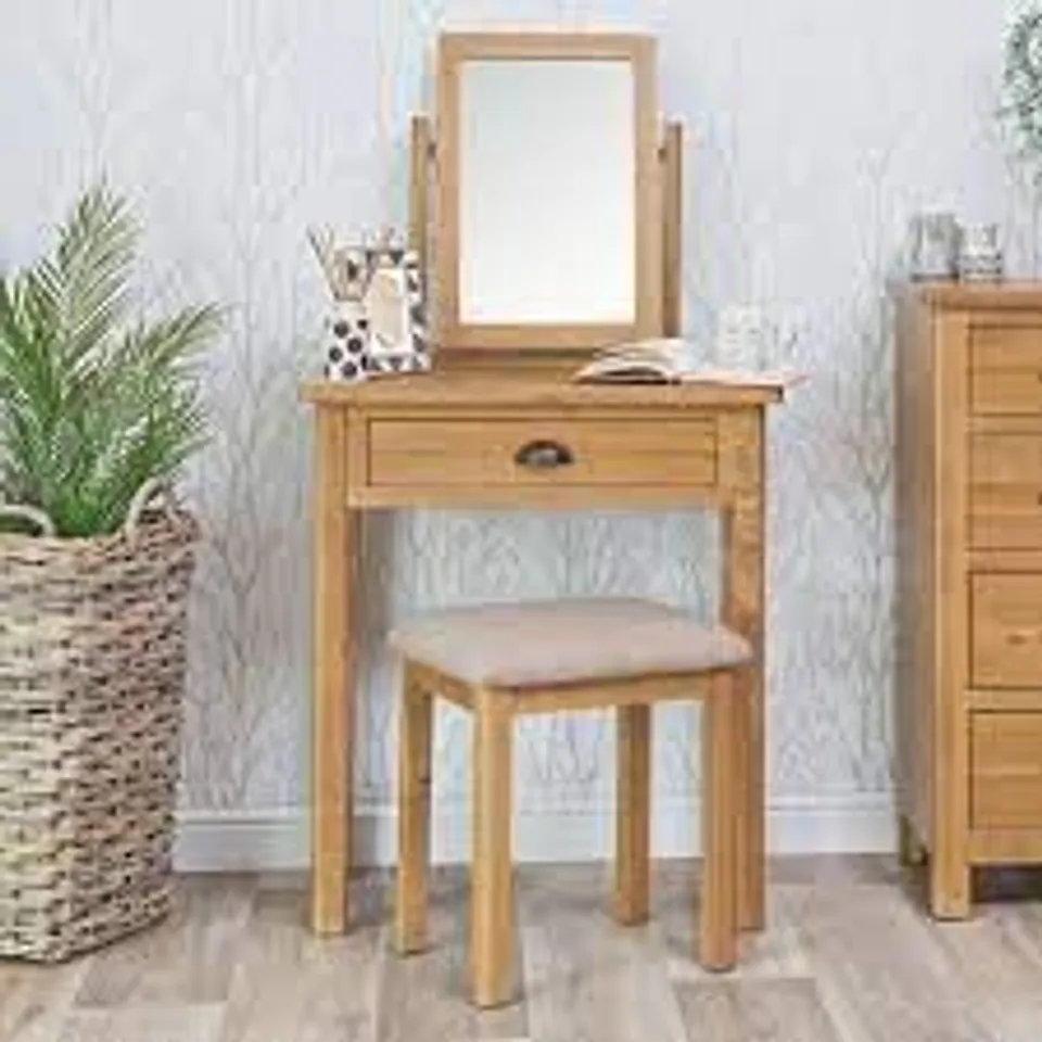 BOXED RAO DRESSING TABLE WITH MIRROR - 2 BOXES