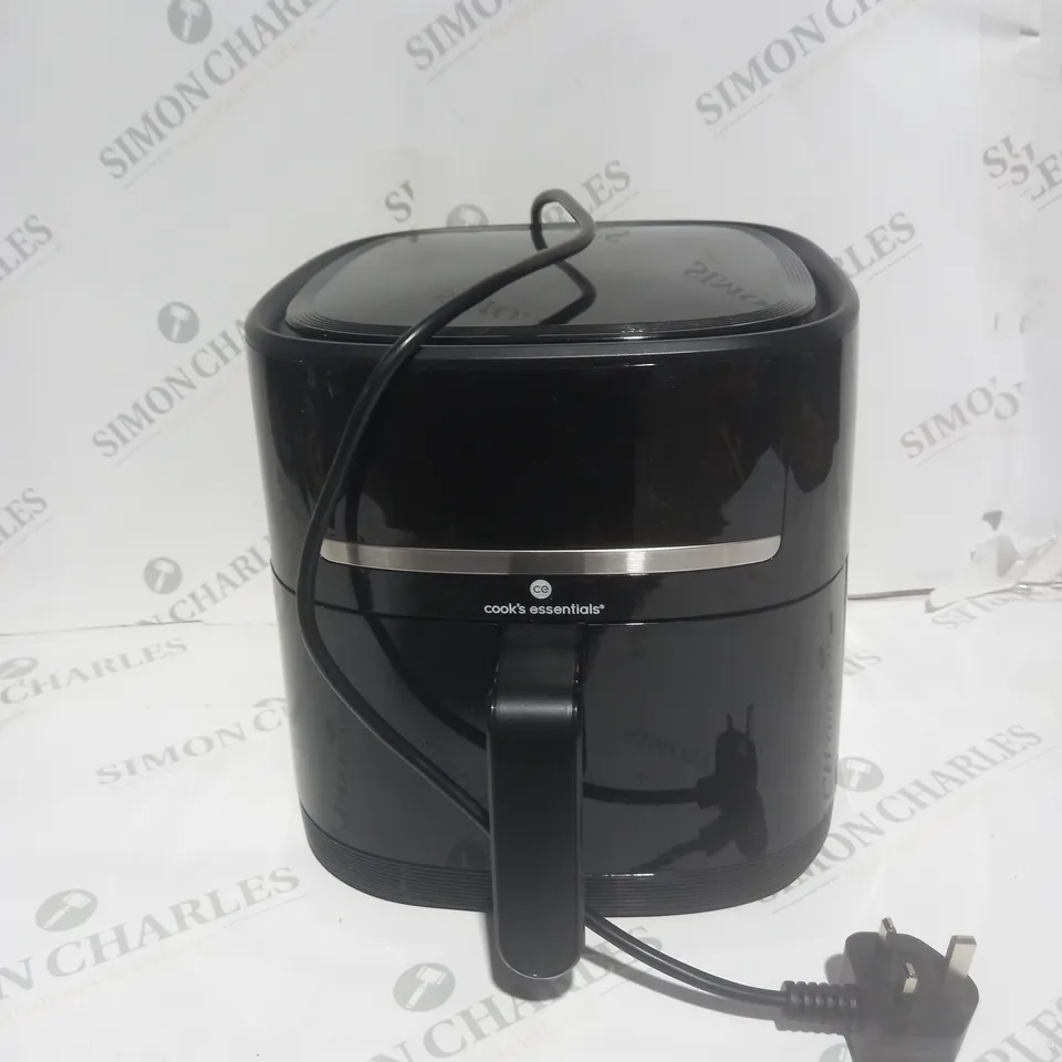 BOXED COOK'S ESSENTIALS 4L AIR FRYER IN BLACK