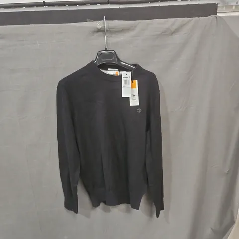 TIMBERLAND BLACK CREWNECK SWEATSHIRT – MEN'S MEDIUM (M/M)