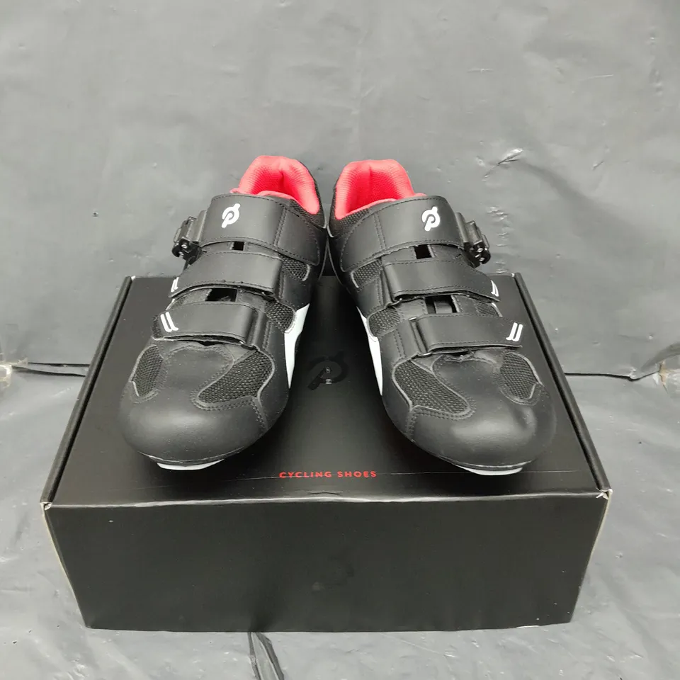 BOXED PAIR OF PELOTON CYCLING SHOES - 46