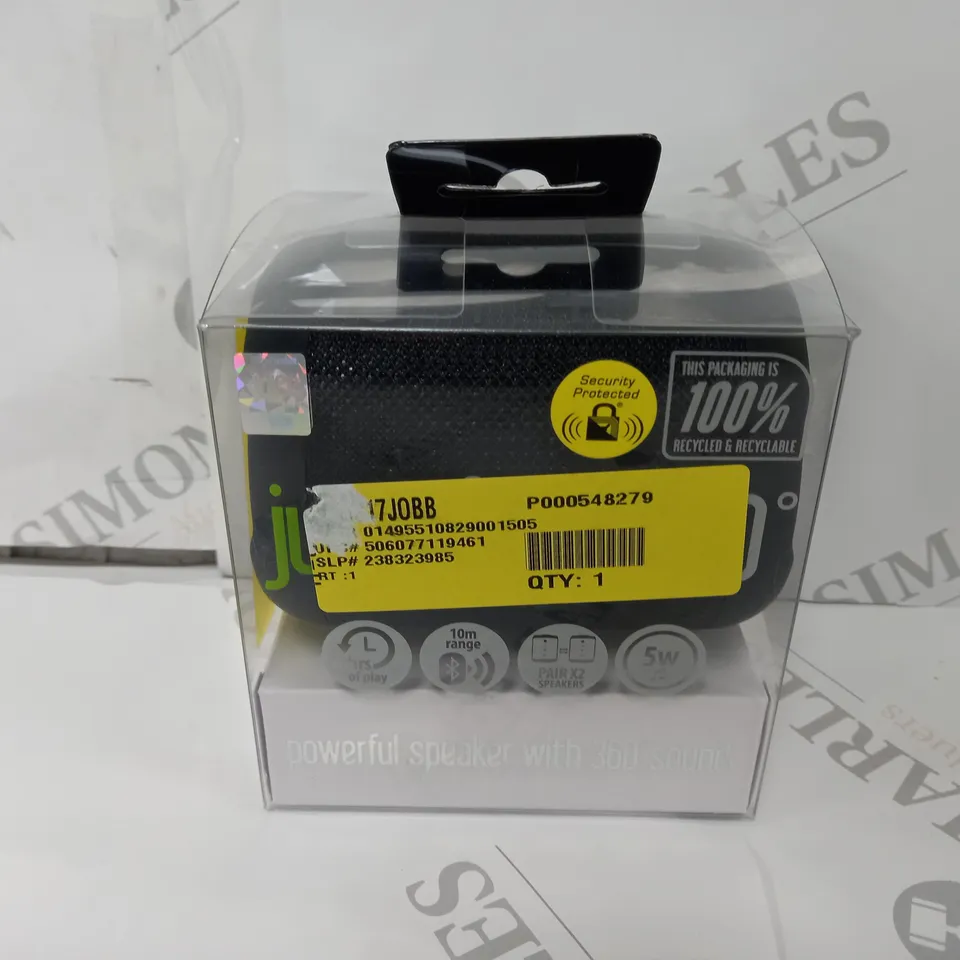 BOXED JUICE BOOM 360 PORTABLE BLUETOOTH SPEAKER 
