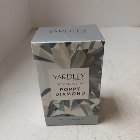 BOX OF APPROXIMATELY 10 COSMETIC ITEMS INCLUDING ICEBERG PARFUM AND YARDLEY POPPY DIAMOND EAU DE TOILETTE