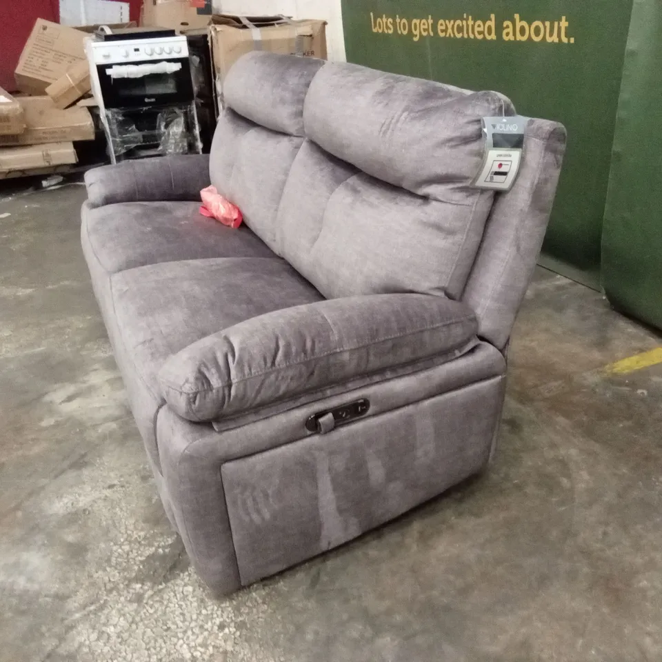 IVANA 3 SEATER FABRIC POWER RECLINER SOFA WITH USB CHARGING AND STORAGE RRP £1199