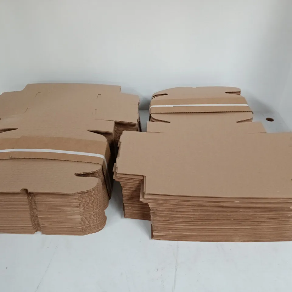 LOT OF FLAT PACK BOXES