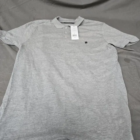 FRENCH CONNECTION GREY POLO TOP SIZE M