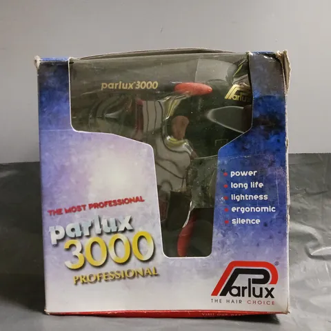 BOXED PARLUX 3000 PROFESSIONAL HAIR DRYER