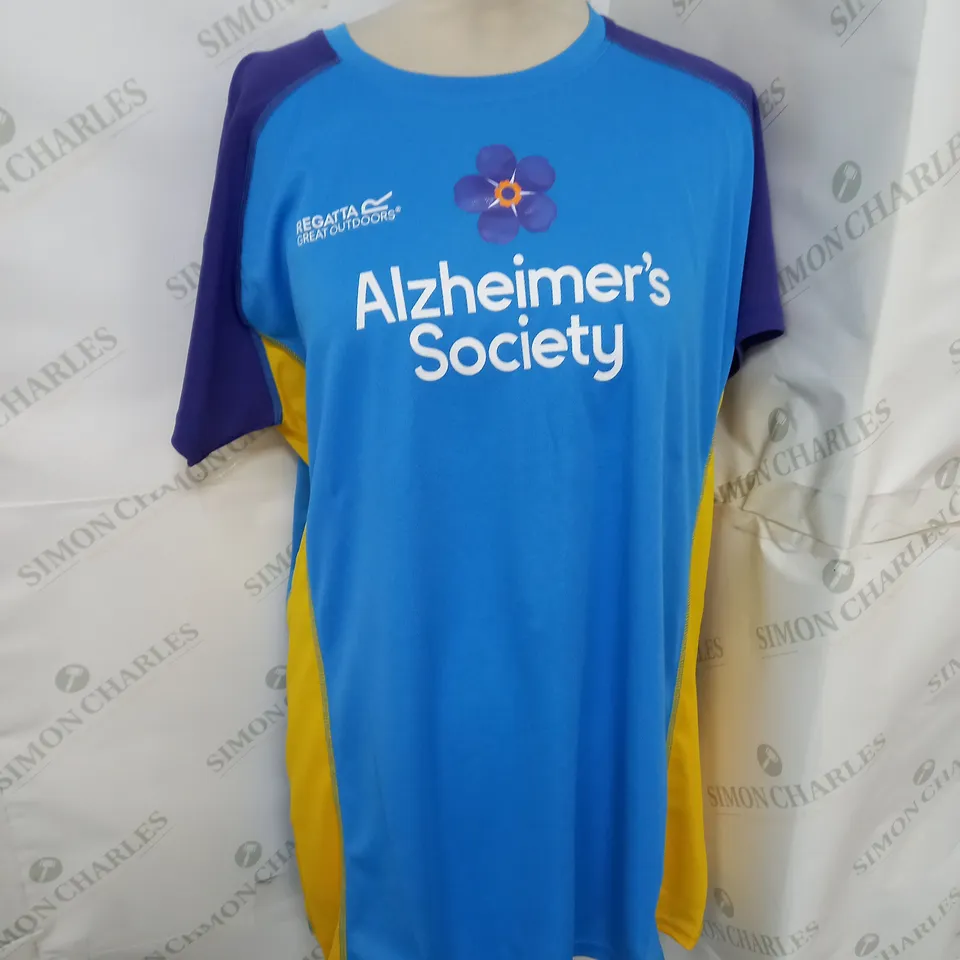 REGATTA ALZEINHER'S SOCIETY TREKKING TOP IN BLUE SIZE XL