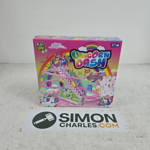 BOXED PLAY & WIN UNICORN DASH GAME