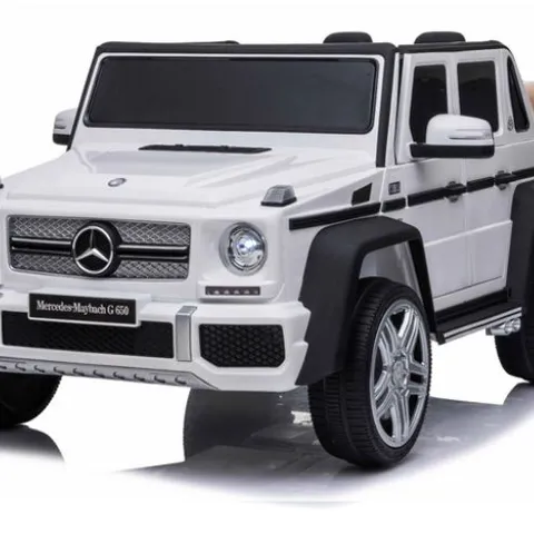 BRAND NEW BOXED LICENSED MERCEDES G650 12V KIDS ELECTRIC CAR - WHITE