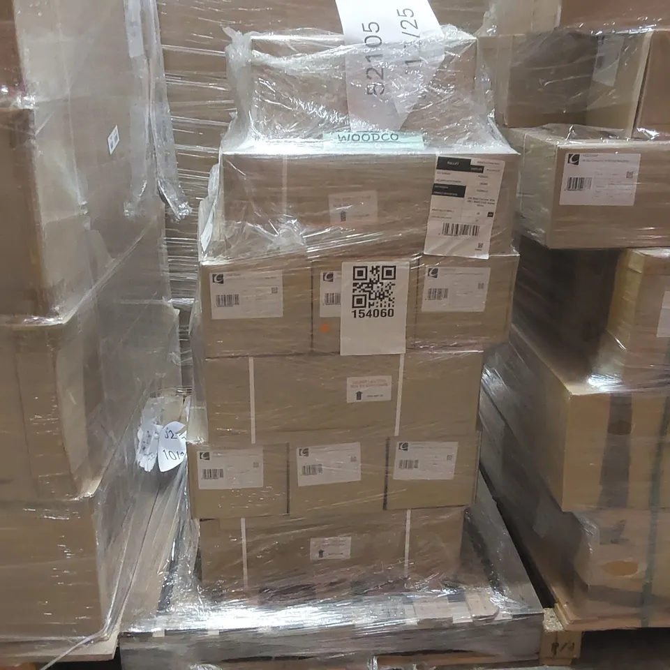 PALLET CONTAINING A LARGE QUANTITY OF BRAND NEW CALYPSO 200 BASE CARCASS SLIM H561 W200 D200 ALPINE WHITE