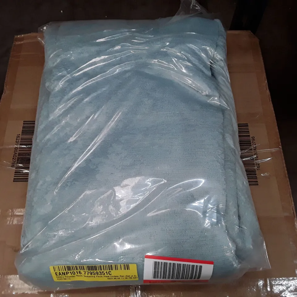 GALAXY POLYESTER ROOM DARKENING PINCH PLEAT CURTAIN PAIR (SET OF 2)