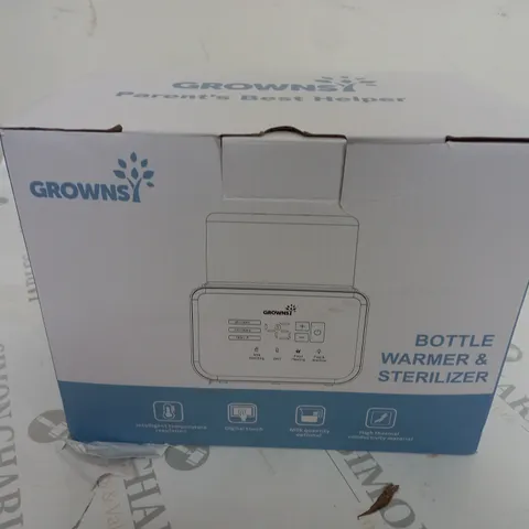 BOXED GROWNSY BOTTLE WARMER & STERLISER