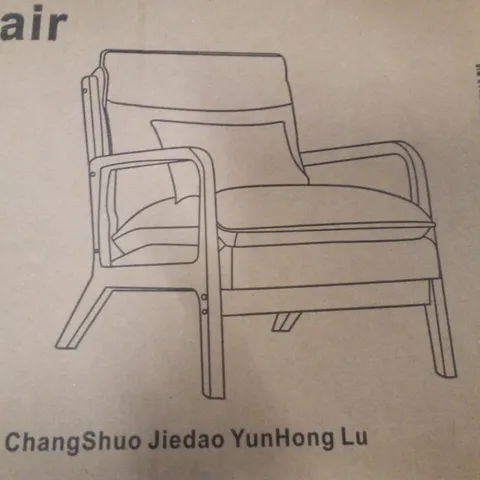 BOXED LIVING ROOM CHAIR