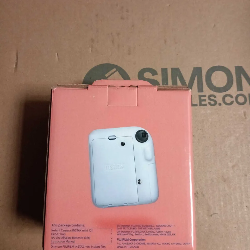 FUJIFILM INSTAX MINI 12 INSTANT CAMERA – PASTEL BLUE