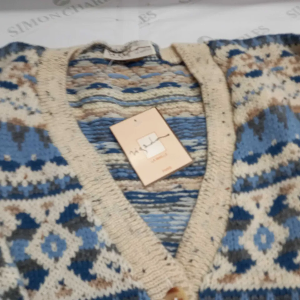 LOT OF 14 LA MEILLE BUTTON THROUGH CARDIGANS - SIZE UNSPECIFIED