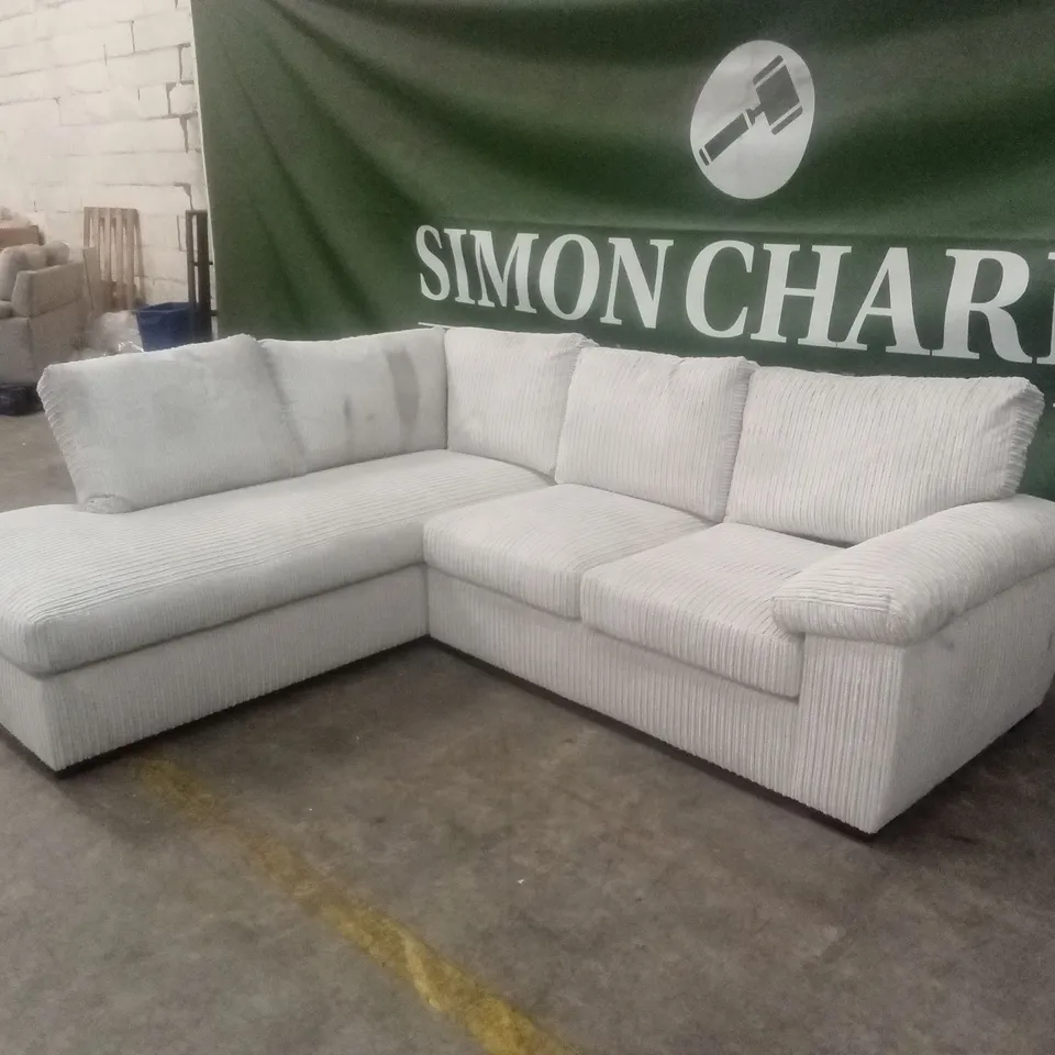 AMALFI STANDARD BACK FABRIC LEFT HAND CORNER CHAISE SOFA RRP £949