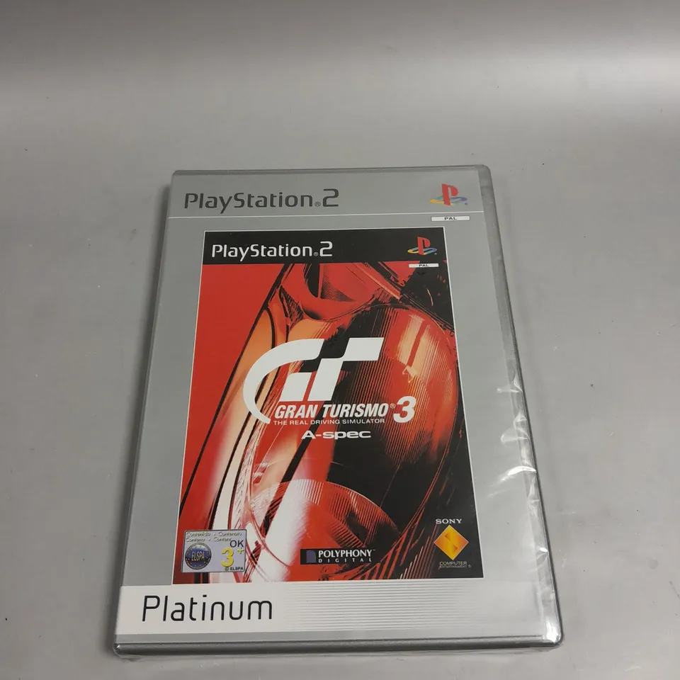 SEALED GRAN TURISMO 3 FOR PLAYSTATION 2