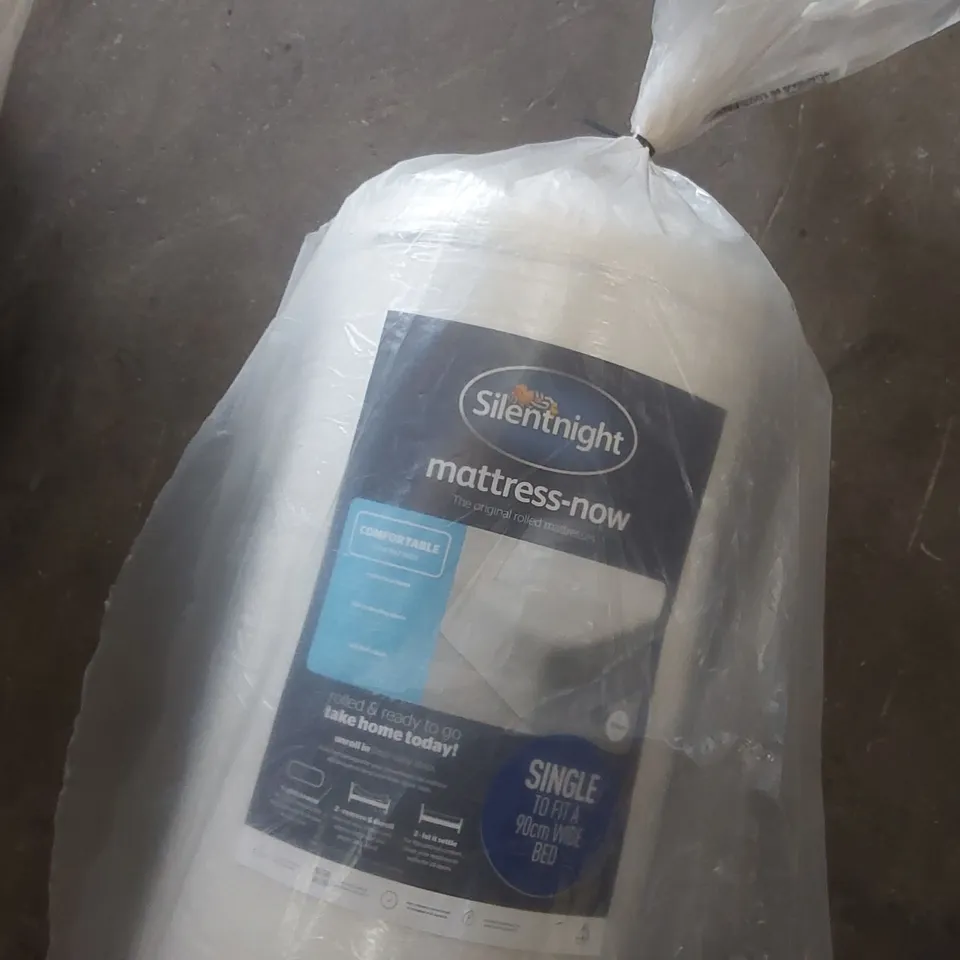 QUALITY BAGGED AND ROLLED SILENTNIGHT MATTRESS-NOW 90CM SINGLE MATTRESS
