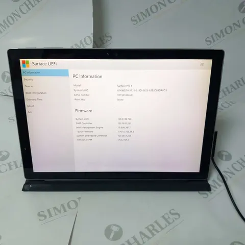 MICROSOFT SURFACE PRO 4 128GB 1724