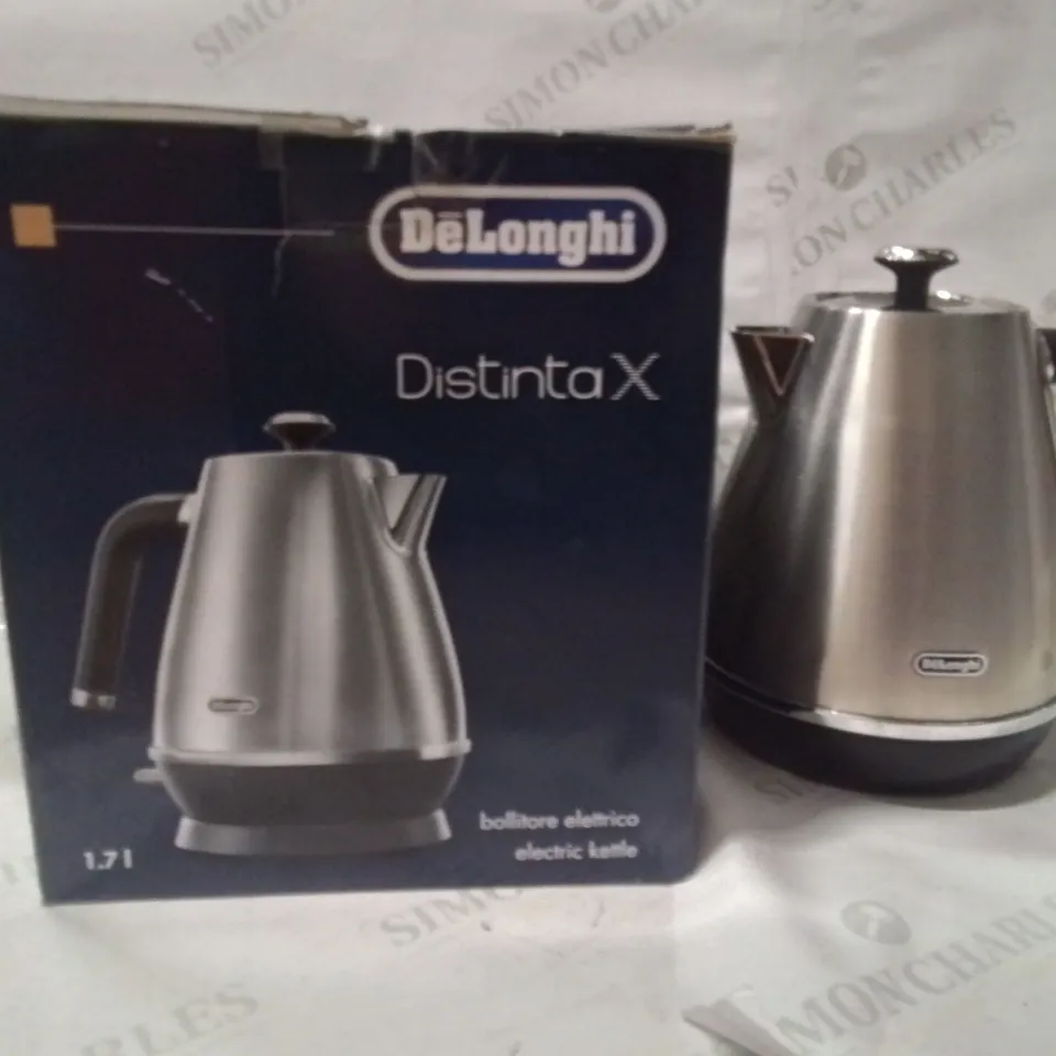 BOXED DELONGHI DISTINTA ELECTRIC KETTLE 1.7L